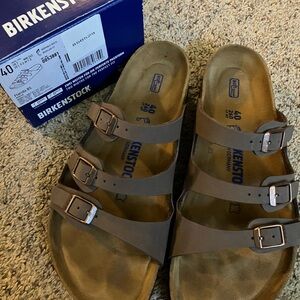 Birkenstock Florida Mocca Sandals Sz 40 normal fit